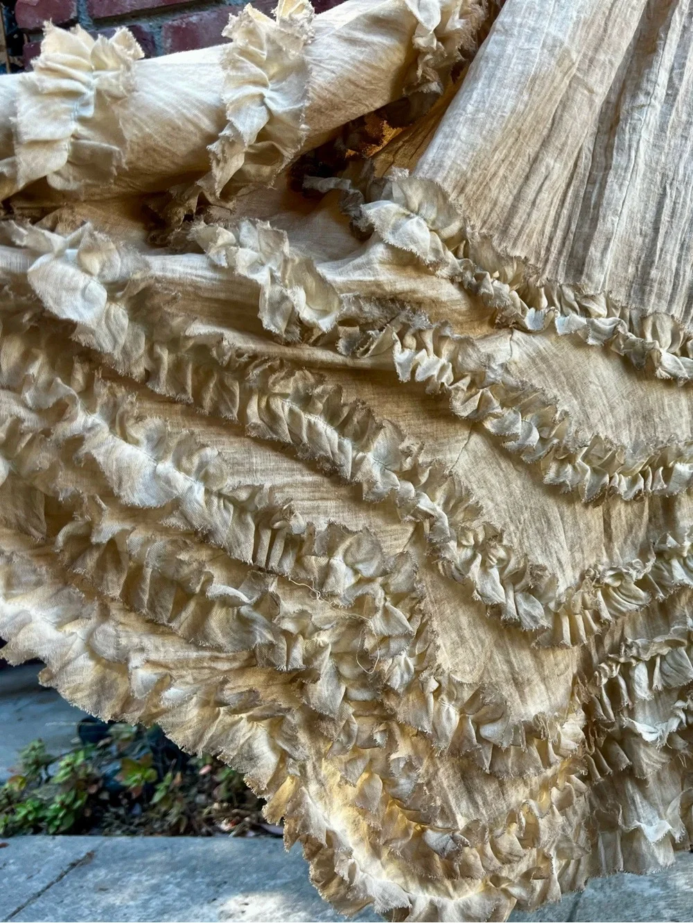Jaded Gypsy Serene Sands Ruffled Maxi Skirt NWT - Picture 6 of 12